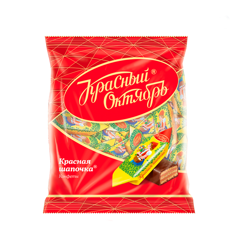 Chocolate waffles "Krasnaya Shapochka", crispy, 200g, vegetarian