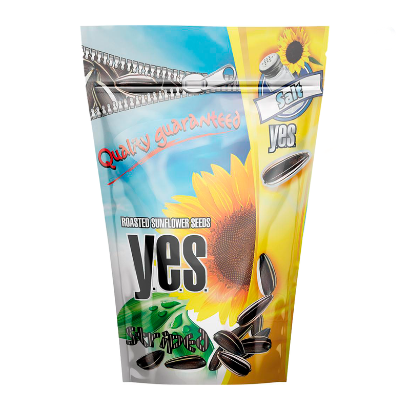 Sunflower seeds in grey shell, roasted and salted, 150g 