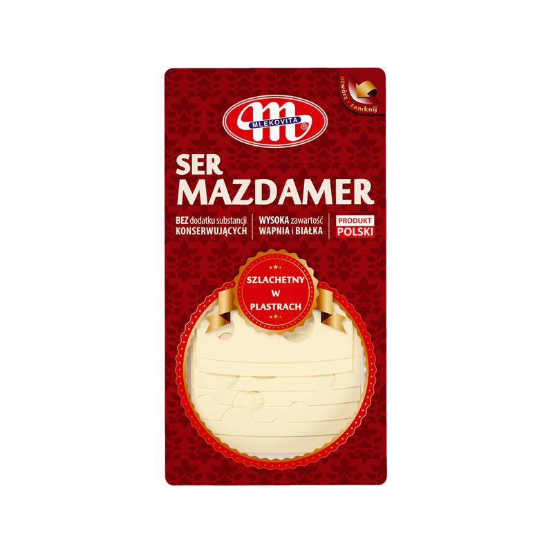 Sliced Cheese Mazdamer, Mlekovita, 150g