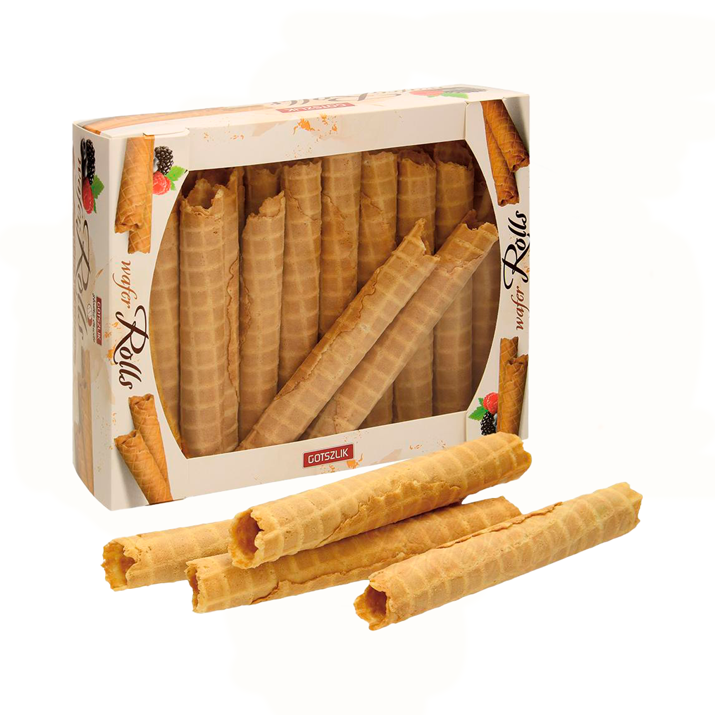Waffer Rolls Roland Butter-flavoured wafer rolls, 500g – Anna's Gourmet
