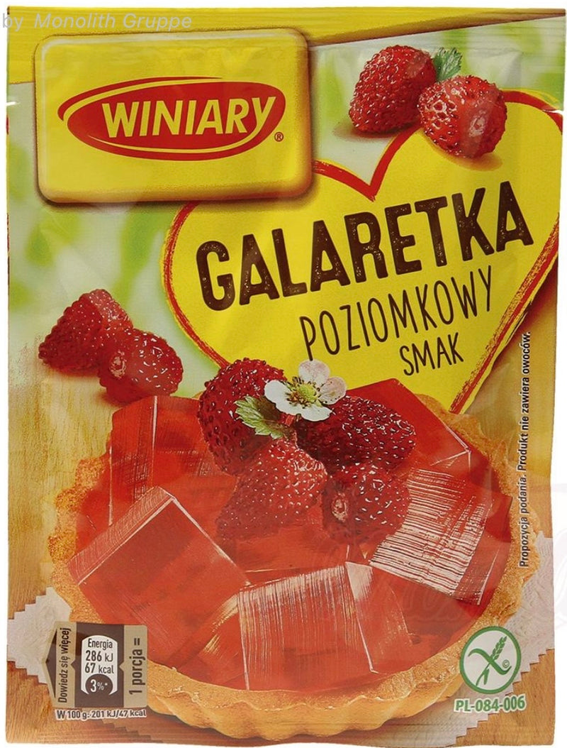 Jelly dessert with forest strawberry flavour, 71g