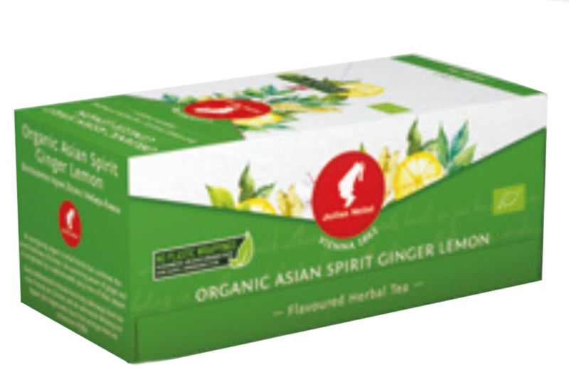 Julius Meinl Organic Asian Spirit Ginger Lemon Tea, 25 bags