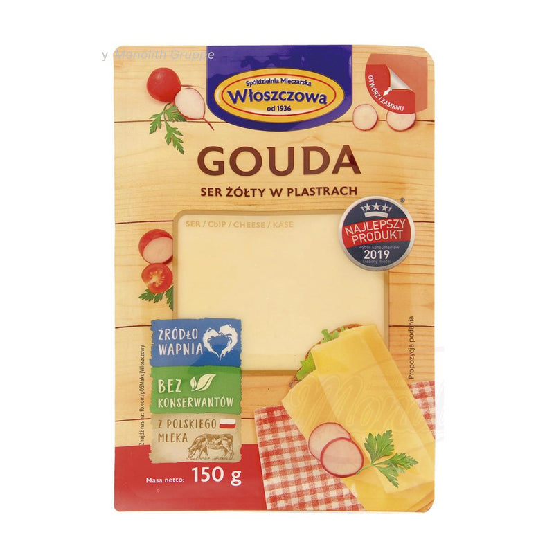 Sliced cheese "Ser Gouda", 150g