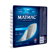 Atlantic herring fillet "Maties - Original" in oil, 1000g