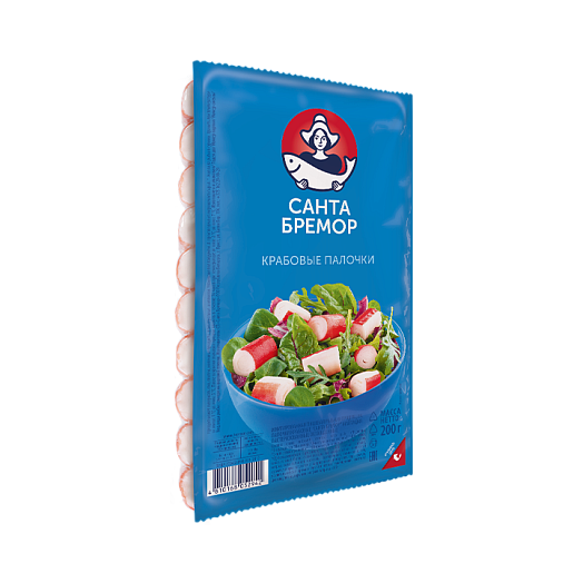 Crab sticks "Santa Bremor Classic", imitation, 200g