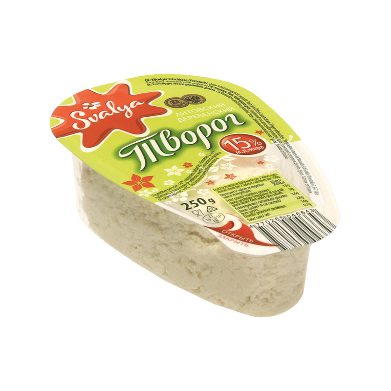Cottage cheese "Svalya" 15%, 250g