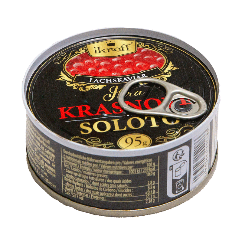 Ikroff, Krasnoe Zoloto Salmon Caviar, 95g