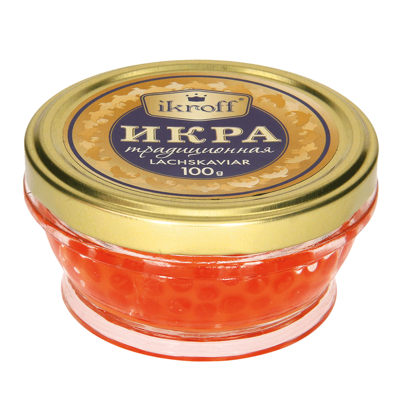 Ikroff, Traditional Salmon Caviar, 100g