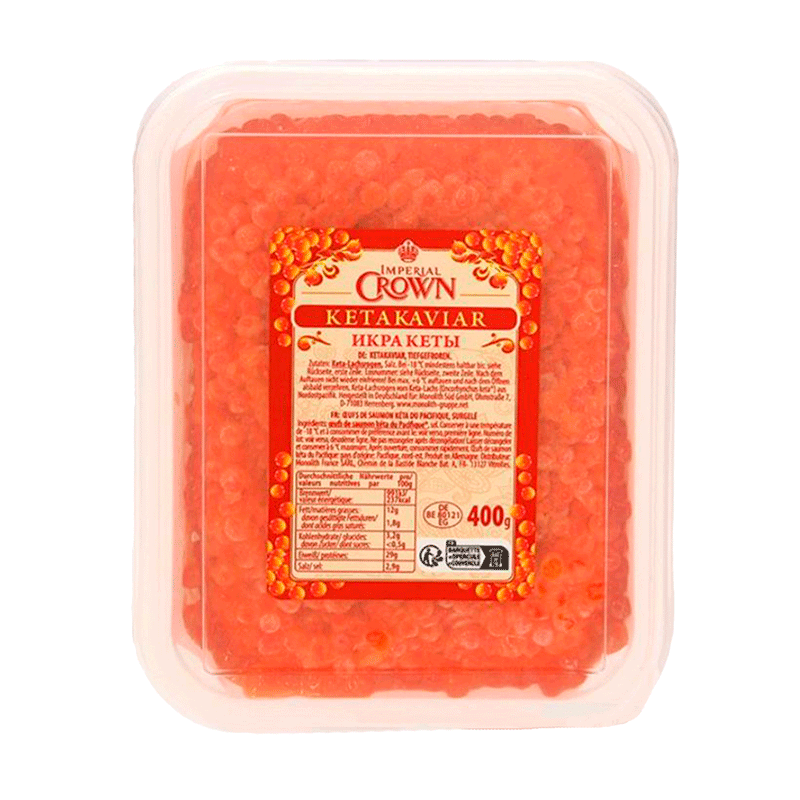 Imperial Crown, Keta Salmon Caviar, frozen, 400g