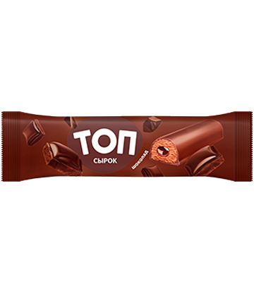 Glazed curd cheese bar TOP chocolate, Savushkin, 40g