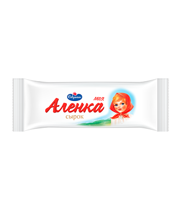 Glazed curd cheese bar Moya Alenka, Savushkin, 40g