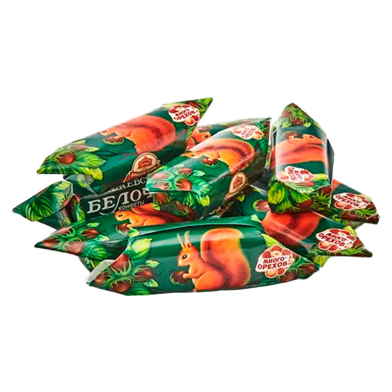 Chocolate candies "Belochka" (Squirrel) loose, 200g