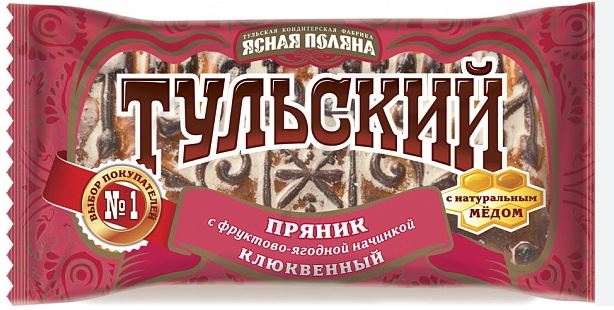 Gingerbread "Tulsky" with cranberry filling, 140g