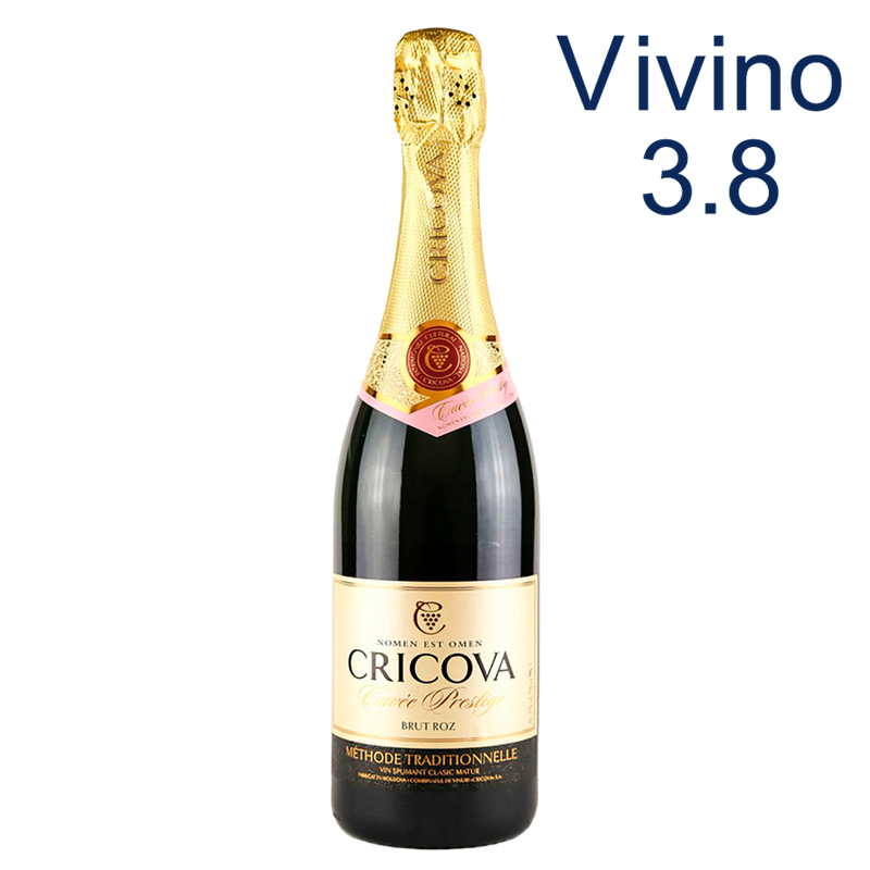 Cricova, Cuvée Prestige Brut Roz, sparkling Rose, Moldova