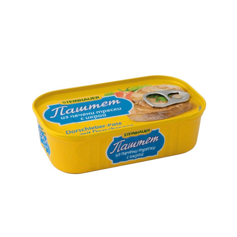 Cod liver pate with cod roe (16%), 125g