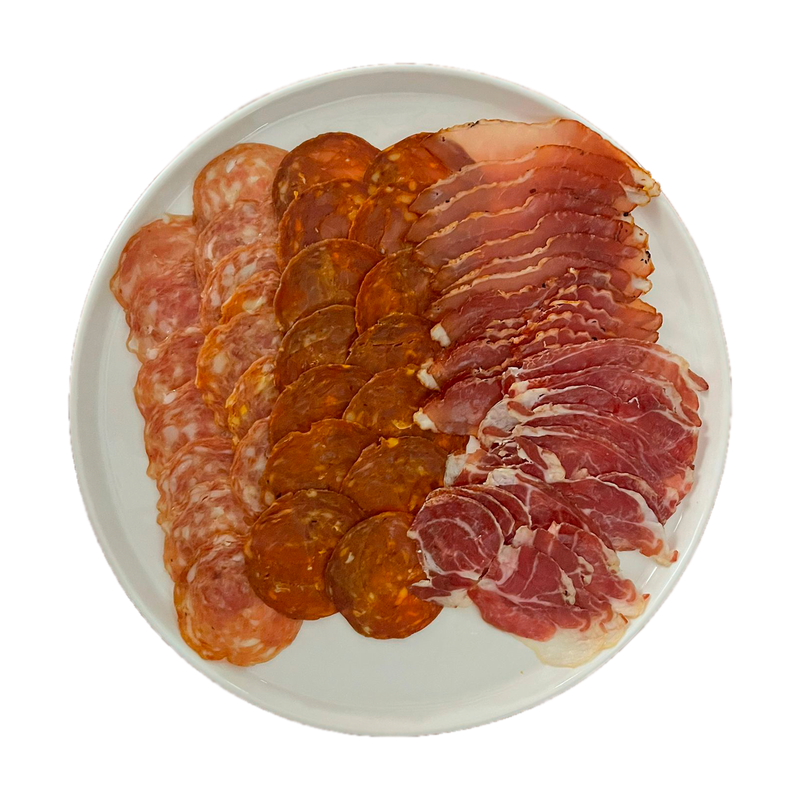 Continental Charcuterie Platter (Chorizo, Truffle Salami, Coppa, Ham), 160g