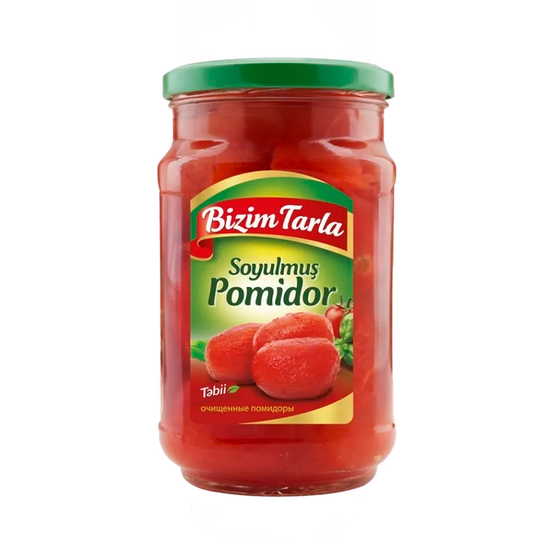 Peeled Tomatoes in juice, Bizim Tarla, 640g