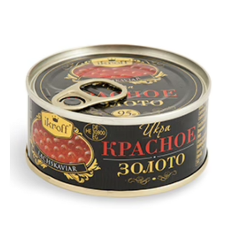 Salmon Caviar "Krasnoe Zoloto", 95g