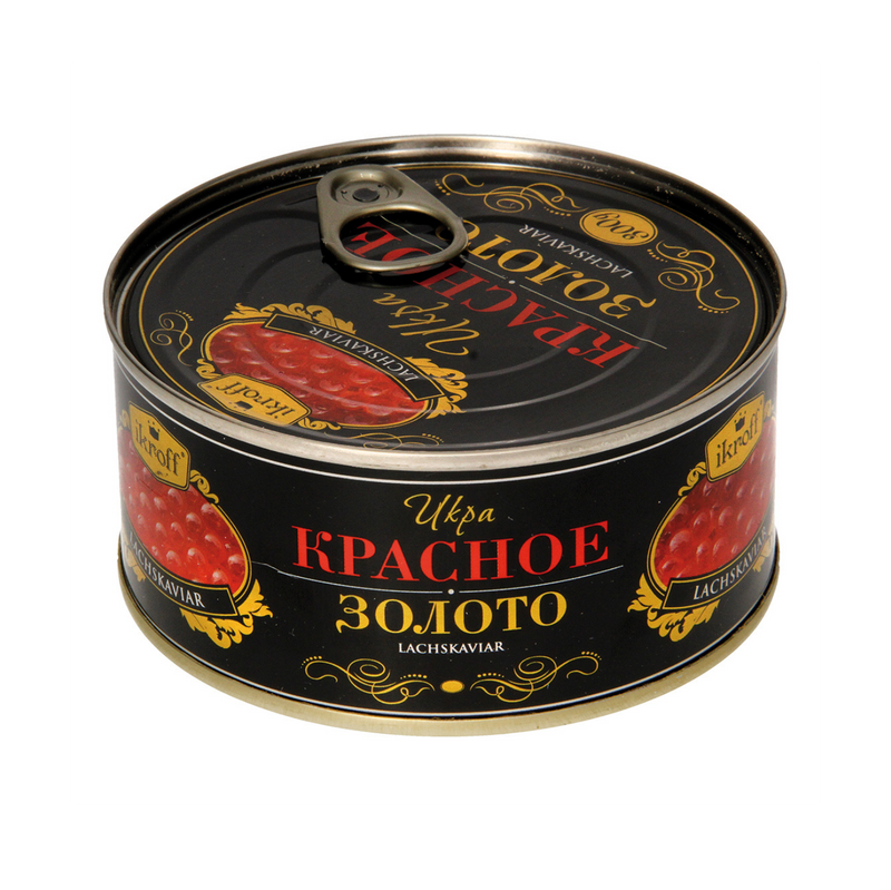 Salmon Caviar "Krasnoe Zoloto", 300g