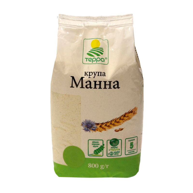 Wheat semolina, Terra, 800g