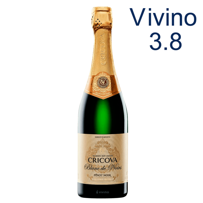 Cricova, Blanc de Noirs Pinot Noir Extra Brut, sparkling, Moldova