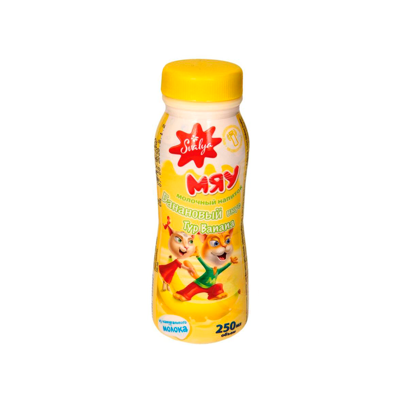 Yoghurt banana drink "Miau", 250 ml