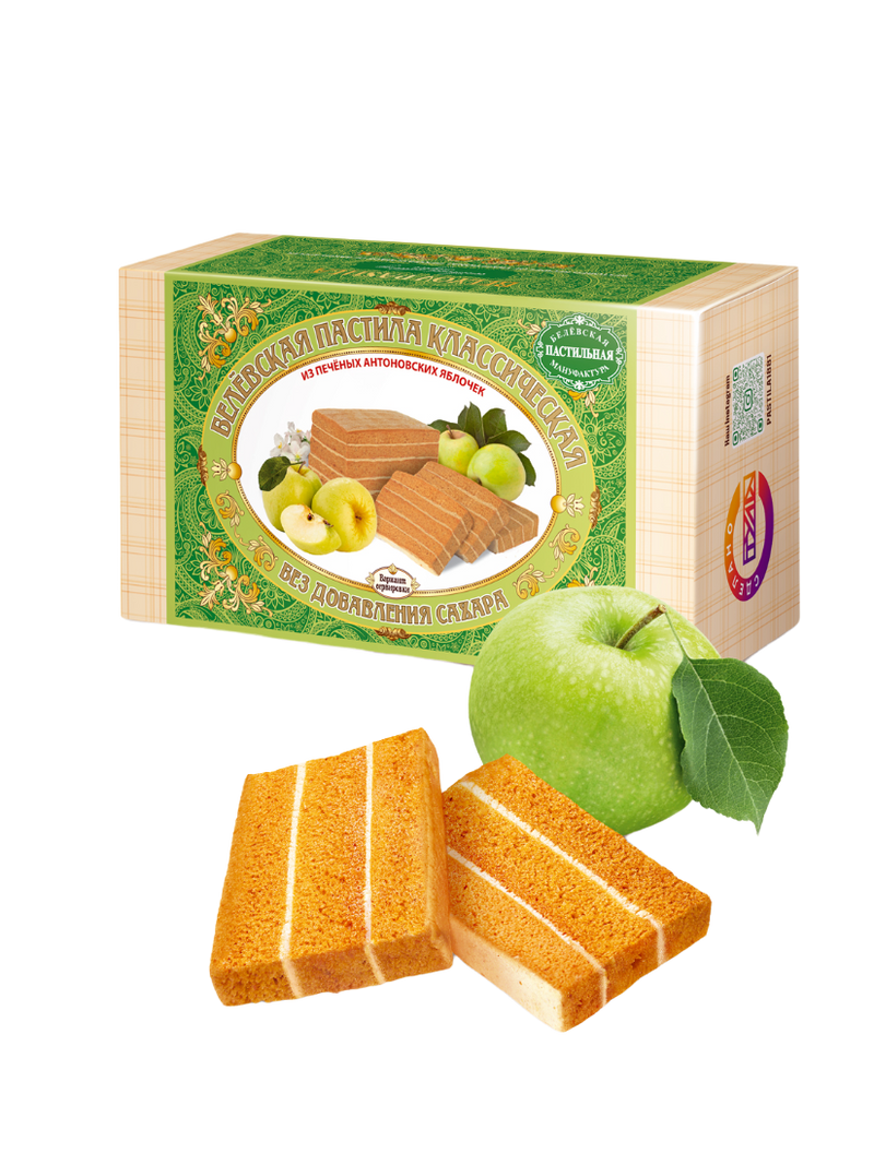 Belyov Pastila classic, no sugar added, 180g