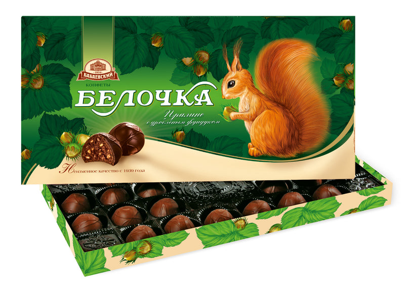 Chocolate assortment "Babaevskaya Belochka", 400g