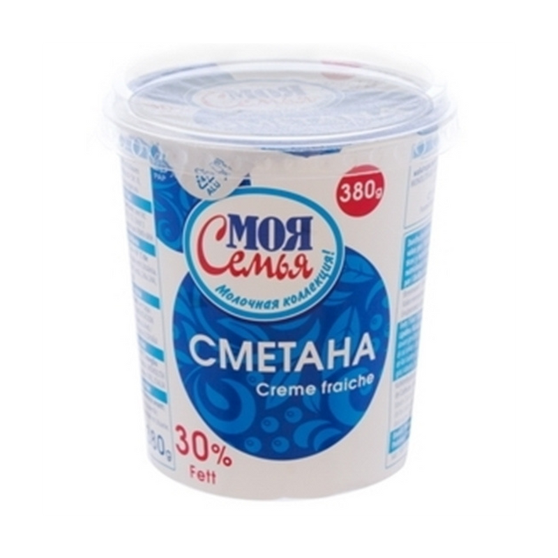 Crème Fraiche "Moya Semya", 30%, 380g