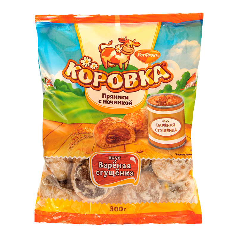 Gingerbread with boiled condensed milk, Korovka, 300g