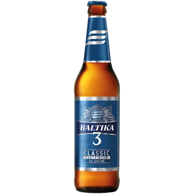 Пиво "Балтика" №3 в стекле, 0,5л