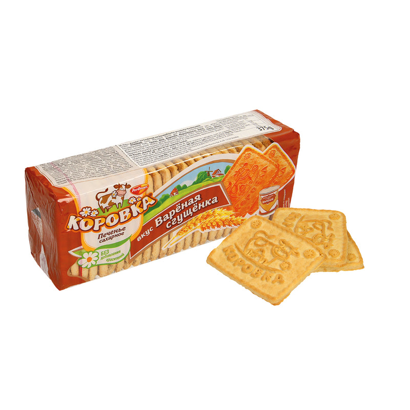 Biscuits "Korovka" with boiled condensed milk, 375g