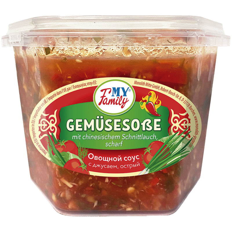 Vegetable sauce with Chinese chives, hot, 350ml