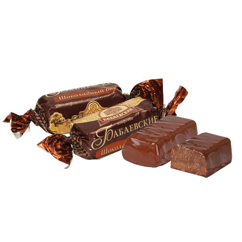 Chocolate candies "Babayevskie" in cocoa, 200g