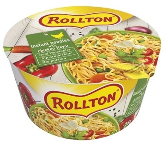 Noodles with chicken flavor "Rollton", 75g