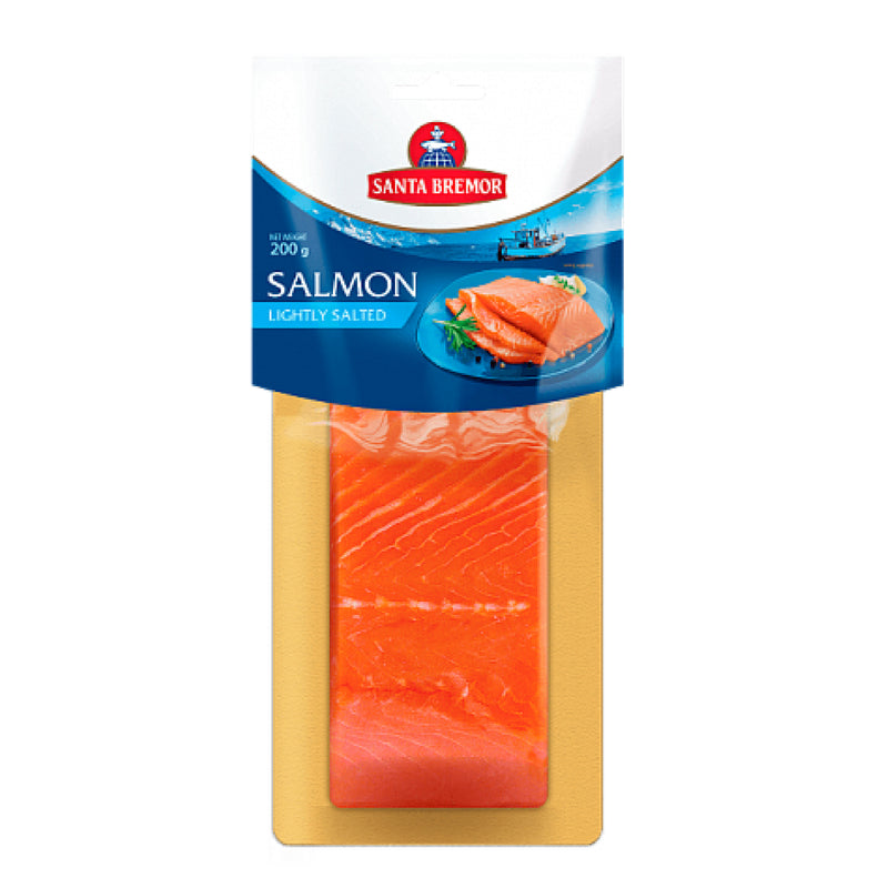 Lightly salted salmon fillet-portion, 200g
