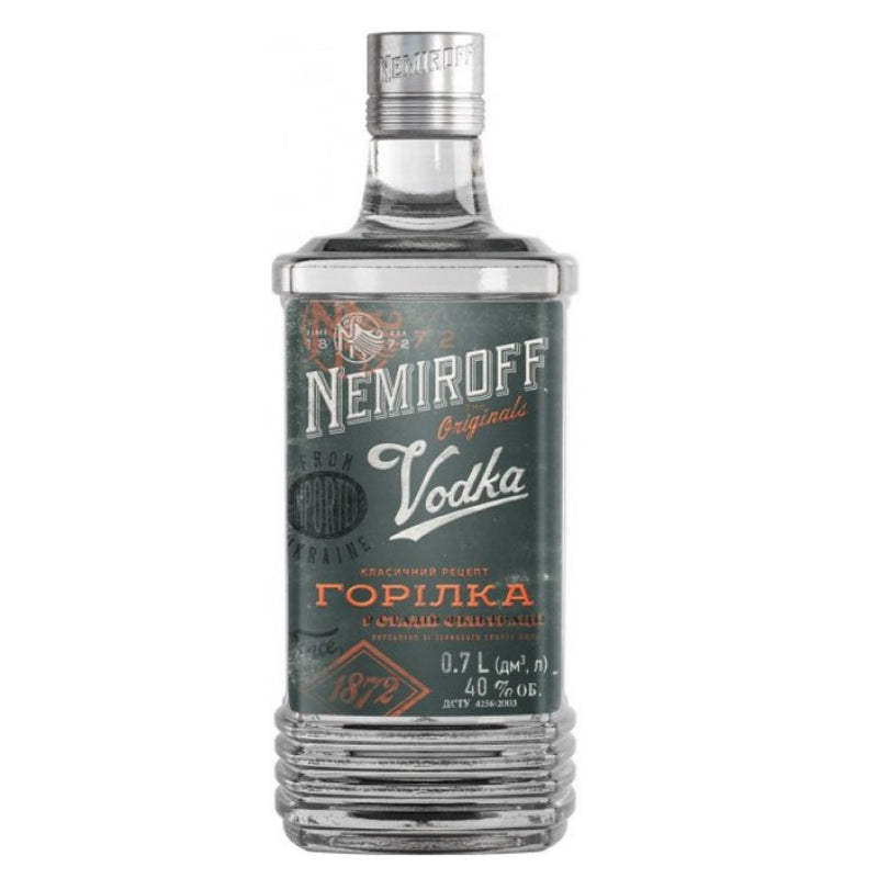 Водка "Nemiroff Original" (сувенирная коробка со стаканами), 0,7л
